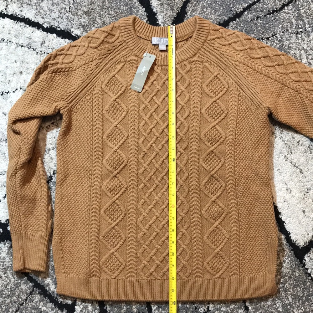 🐬 J.Crew  Cable-Knit Crewneck Sweater - Picture 4 of 12